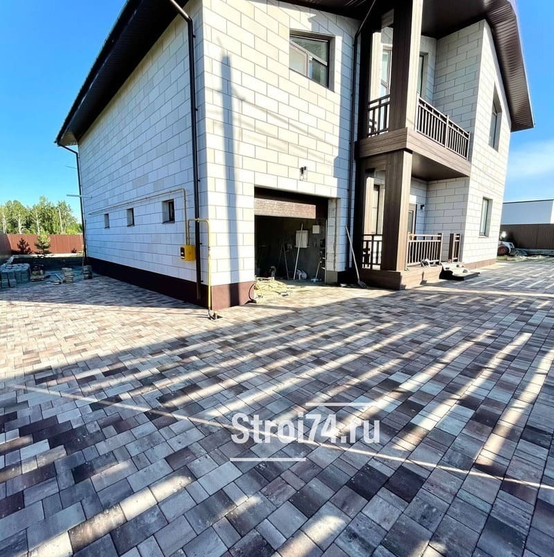 Качественная фиксация края - установка бордюров с укладкой плитки Установка поребриков и бордюр тротуарный с укладкой плитки челябинск