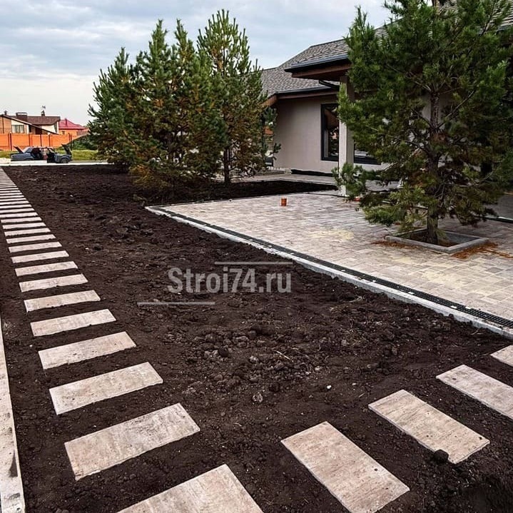 тротуарная плитка в Челябинске для парковки автомобиля