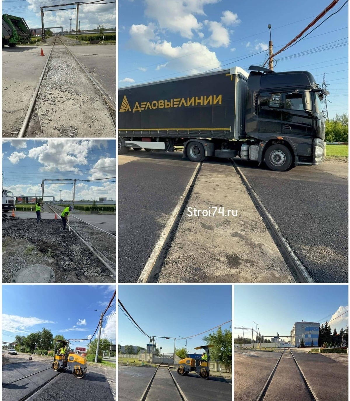 Мощение парковки брусчаткой — комбинированная раскладка, усиленное основание Укладка брусчатки на парковке — разноформатная раскладка