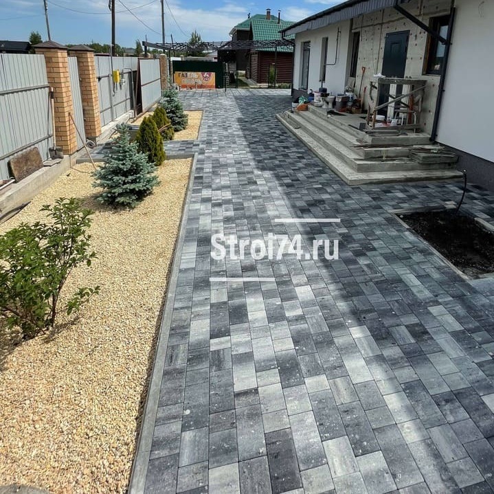 тротуарная плитка в Челябинске для садовой дорожки